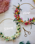 Kit de Couronne de fleurs séchées ⎮Atelier Tchungle