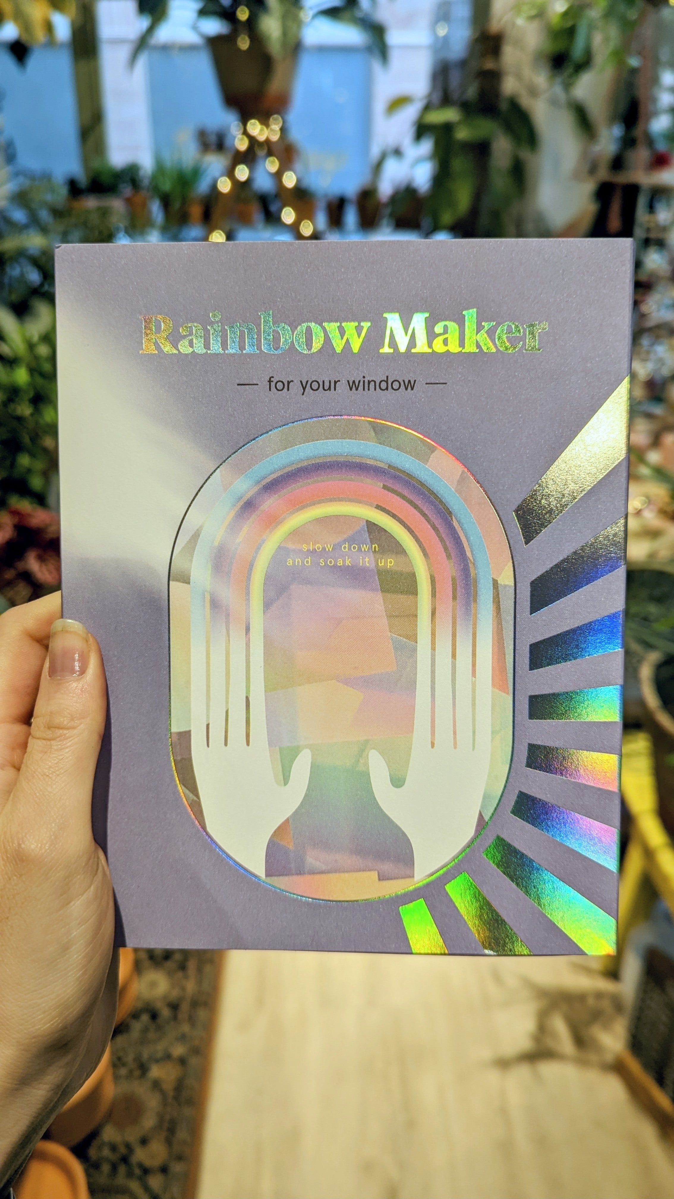 Rainbow Maker (sticker holographique) | Botanopia