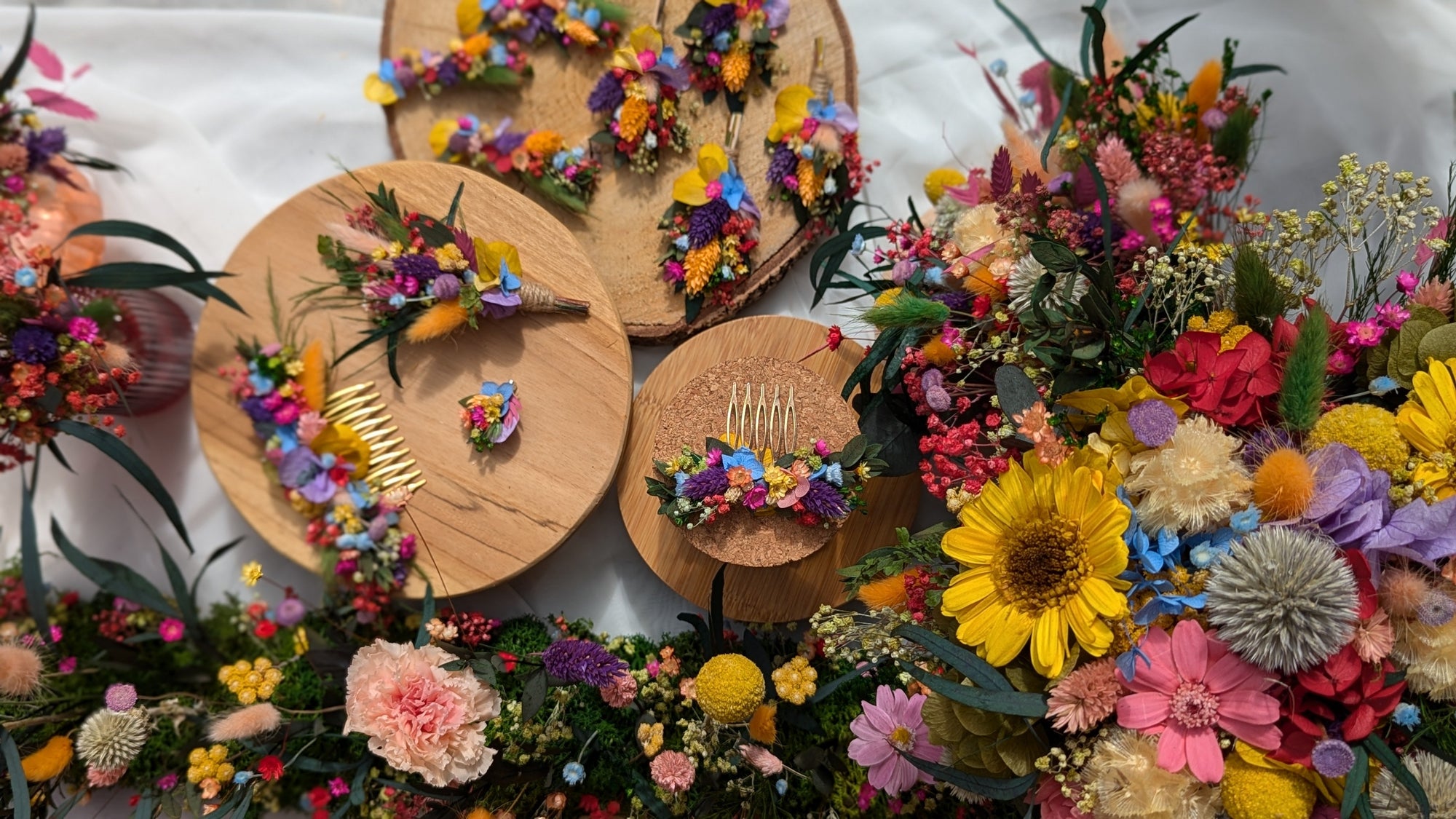 Mariage en fleurs séchées à Strasbourg