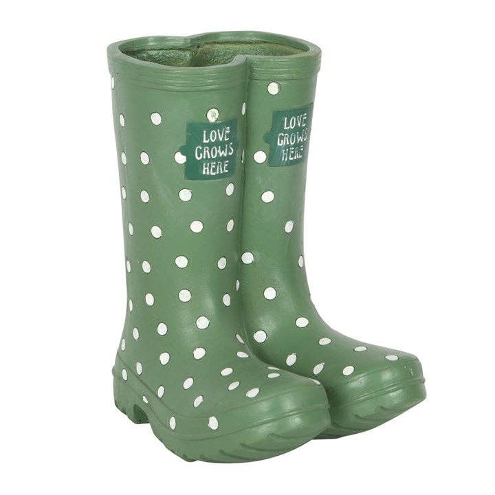 Pot à fleurs Welly vert clair