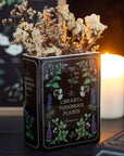Vase en forme de livre de plantes vénéneuses