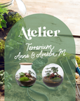 ☘️ Atelier Terrarium Anna ou Amélia - Taille M ☘️