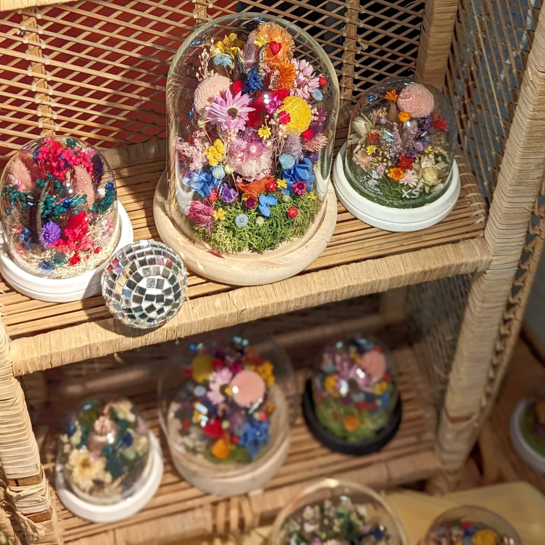 🌻 Atelier Cloche de Fleurs Séchées - taille S ou M 🌻