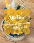 🌻 Atelier Cloche de Fleurs Séchées - taille S ou M 🌻