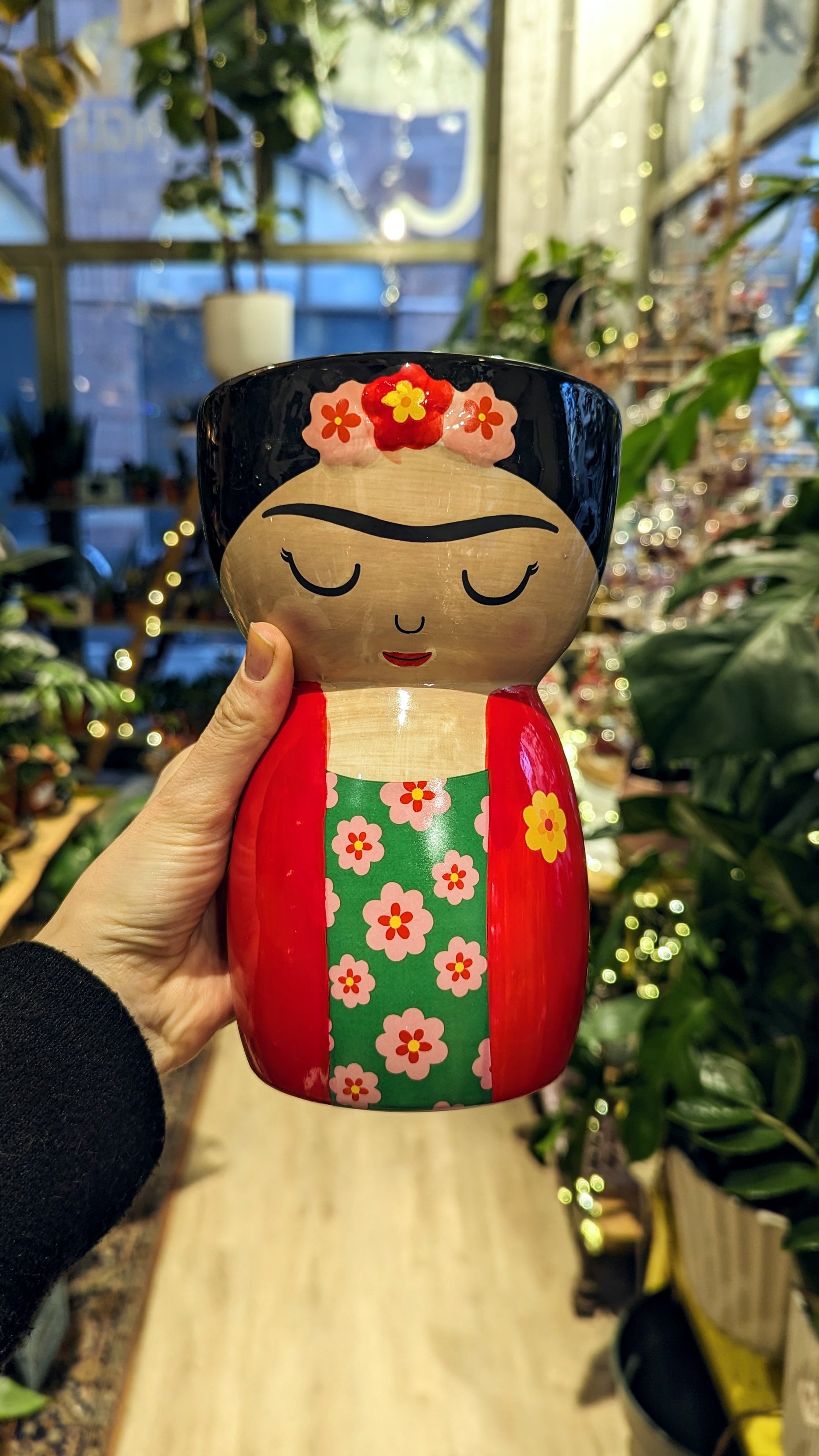 Bunte Frida-Vase