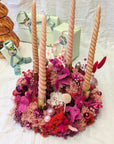 🕯️ Atelier Couronne de l'Avent en Fleurs Séchées 🕯️