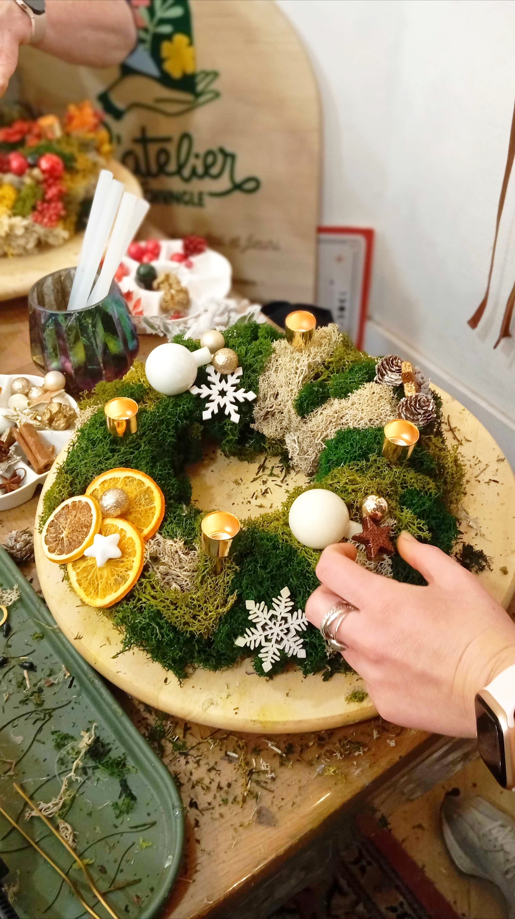 🕯 Trockenblumen-Adventskranz-Workshop 🕯