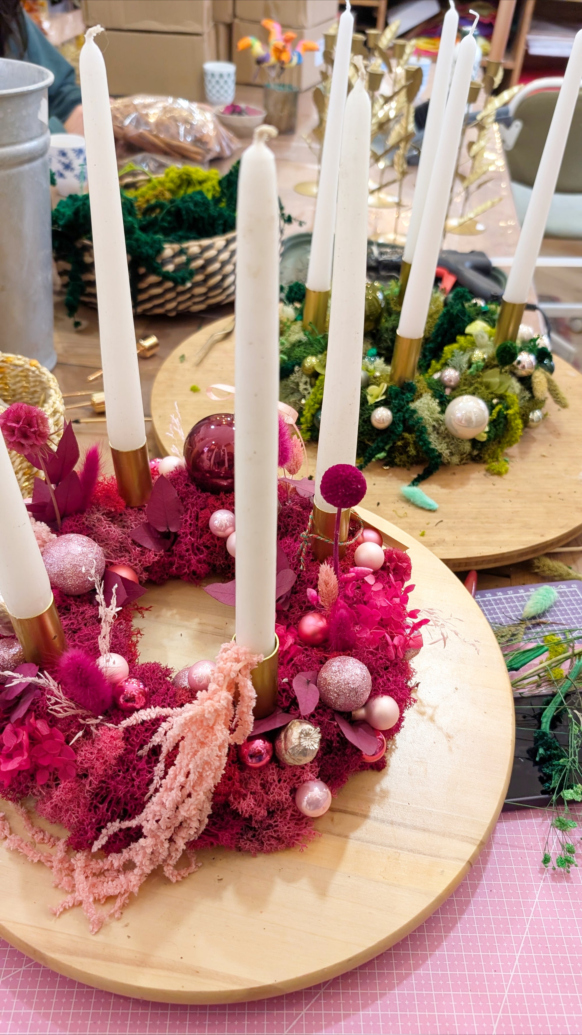 🕯 Trockenblumen-Adventskranz-Workshop 🕯