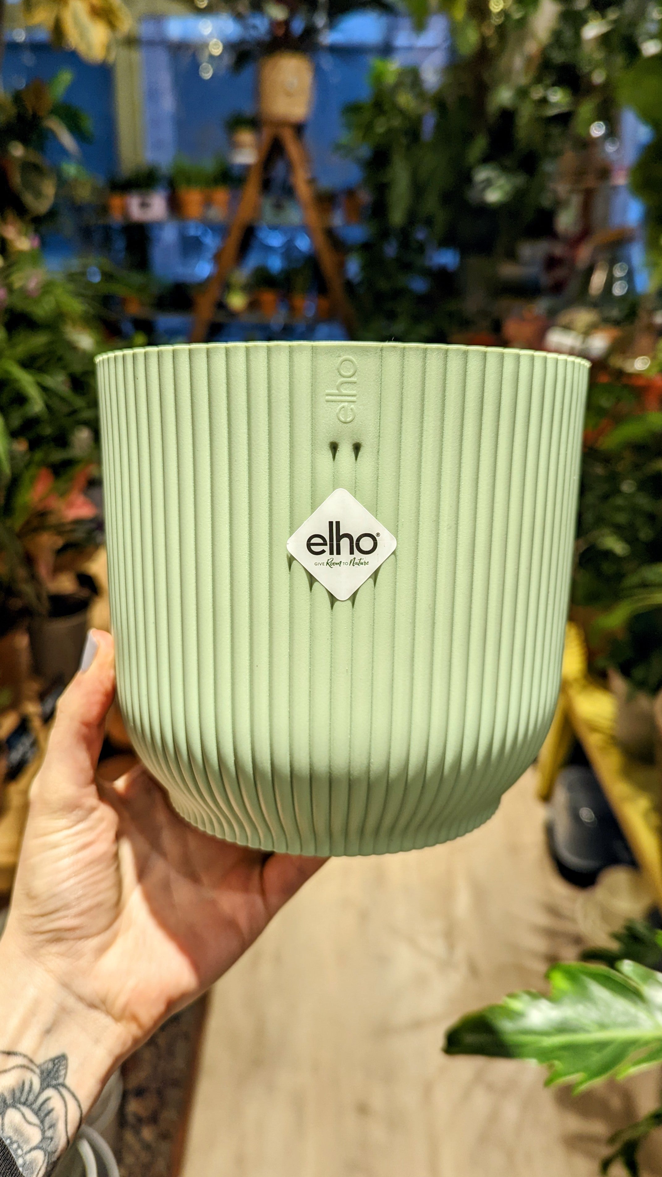 Elho | Vibes Sorbet grüner Blumentopf (mehrere Optionen)